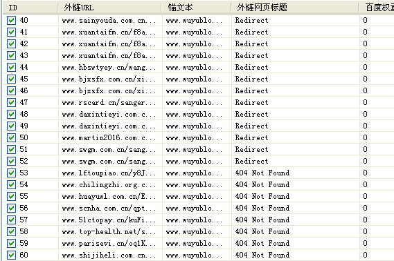 跳转及404的垃圾外链